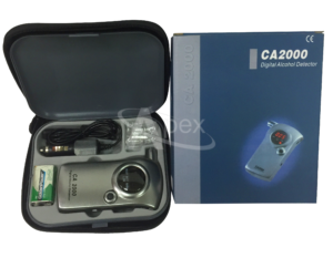 CA2000 Digital Alcohol Tester Alcohol Detector LCD Breath Analyzer  Breathalyzer